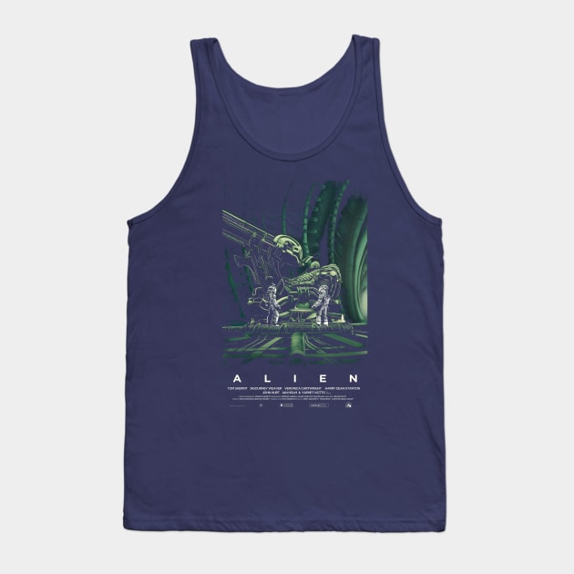 Alien space Jockey Tank Top by JennyPool